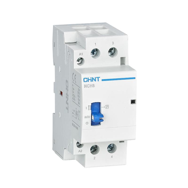 Контактор модульный с ручн. упр. NCH8-63M/20 AC24V 50/60Hz (R)