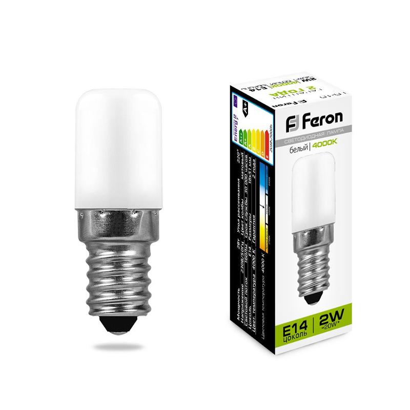 Лампа светодиодная LB-10 (2W) 230V E14 4000K для холодильника