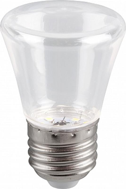 Лампа светодиодная для белт лайта LB-372 (1W) 230V E27 2700K С45 колокольчик прозрачный