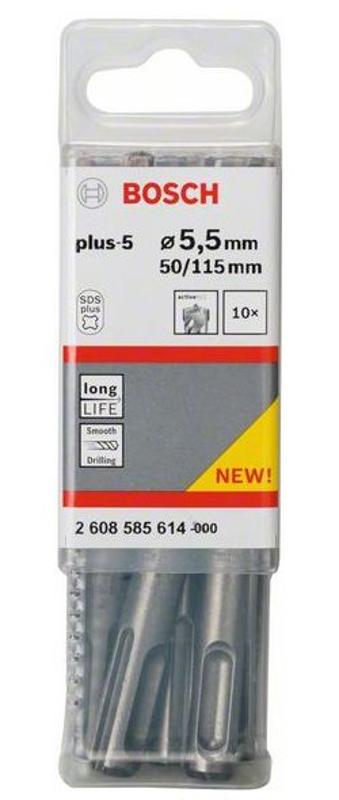 Буры 10шт SDS plus-5, 5.5x50x115