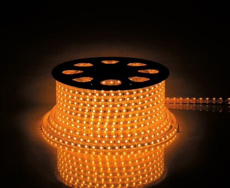 Лента светодиодная LS704/LED-RL 60SMD(2835)/м 4.4Вт/м 220V IP65, длина 100м, желтый