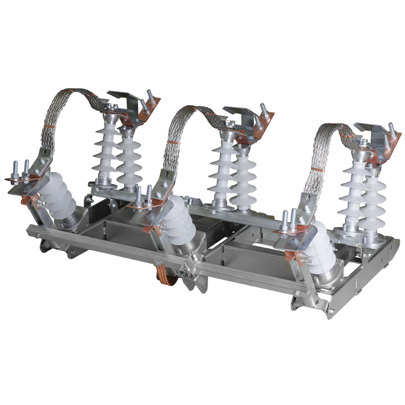 Разъединители высоковольтный РЛК-1б-IV-10/400-УХЛ1 (в комплекте с ПР-01-7-УХЛ1 и КМЧ H=6500)