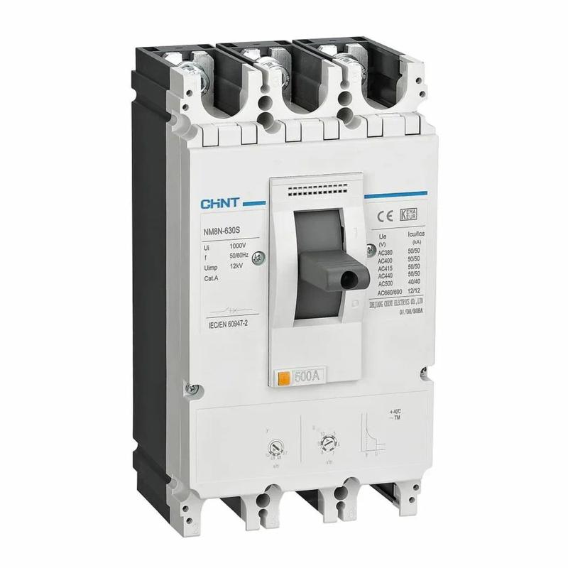 Выключатель автоматический NM8N-630H TM 3P 400А 100кА с рег. термомаг. расцепителем (R)