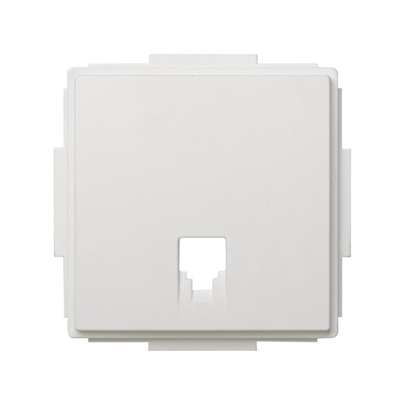 Simon 27 Накладка на розетку телефонную (механизм S27), IP44, IK07, Scudo, белый