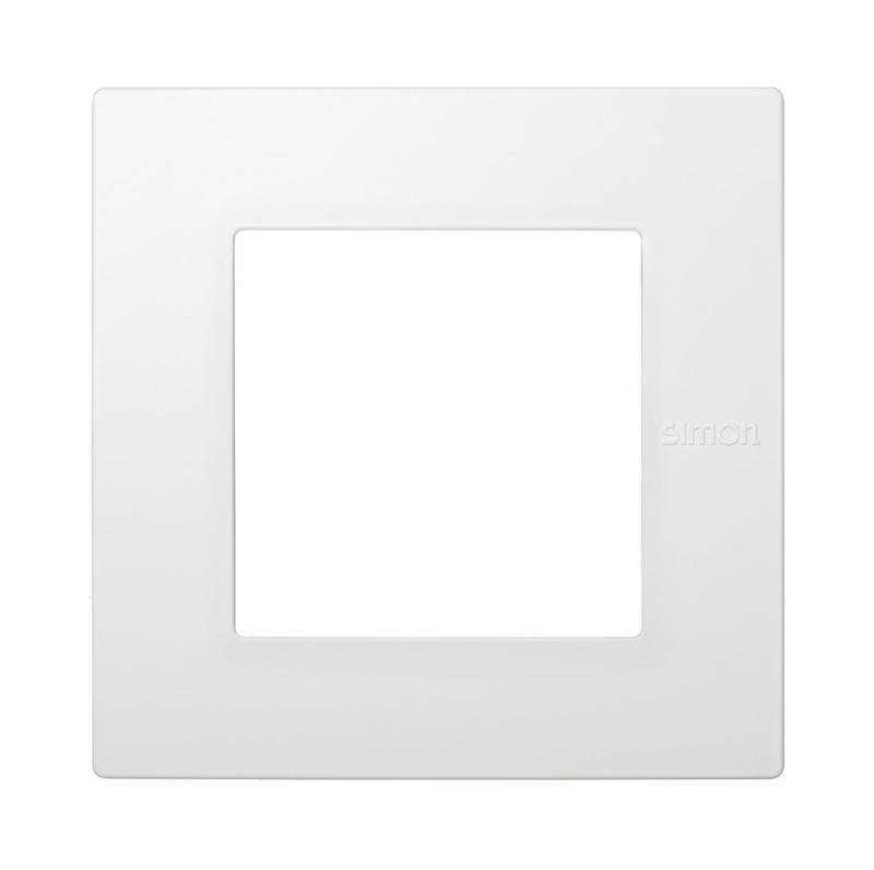 Simon 27 Рамка универсальная, 1 пост, (+суппорт, +шестигранник), 100*100мм, IP44, IK07, Scudo, белый