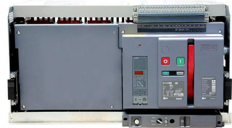 Выключатель автоматический воздушный 3P 6300А 120кА выкатной, расцепитель М ВА-733