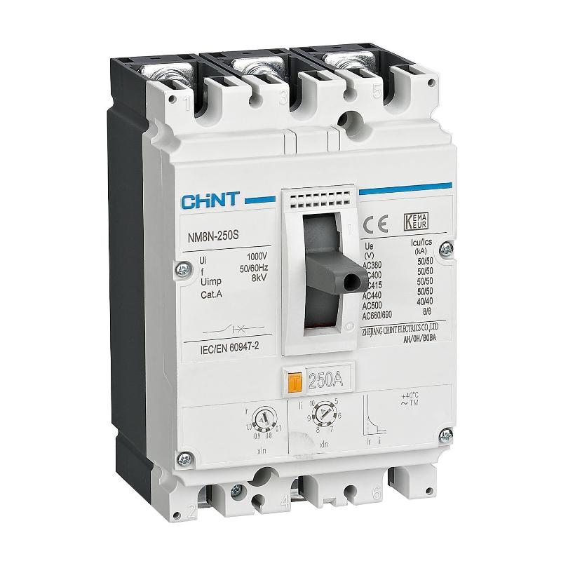 Выключатель автоматический защиты двигателя NM8N-250H M 200А 100кА 3P (R)