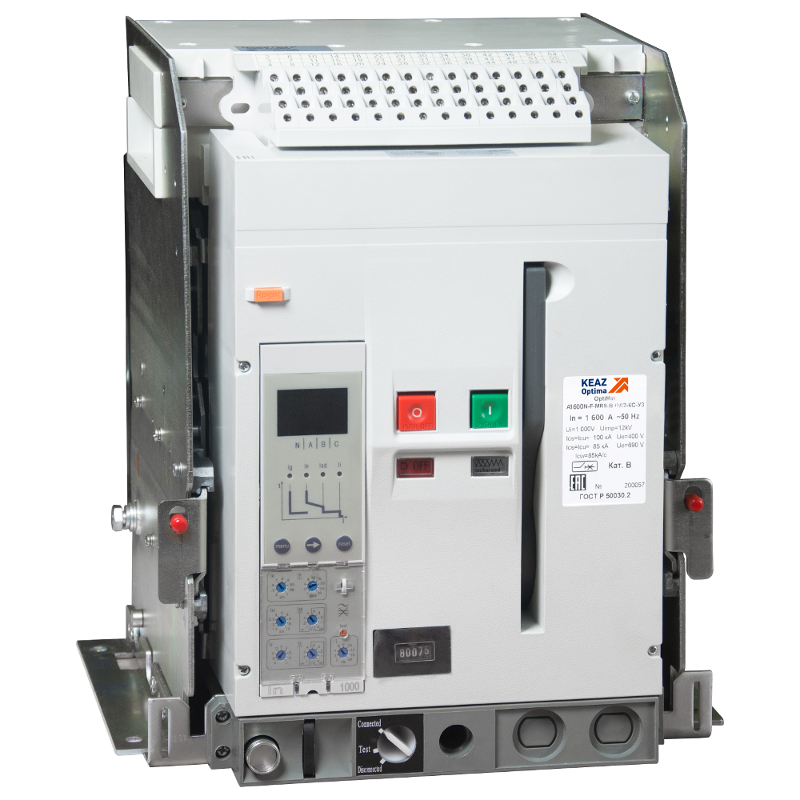 Выключатель автоматический OptiMat A-1600-S1-3P-50-D-MR5.0-B-C2200-M2-P01-S2-03 /275010/кэаз