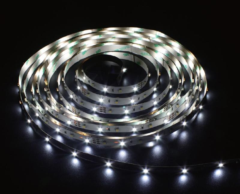 Лента светодиодная LS613/ 120SMD(2835)/м 9.6Вт/м 12V 5000*10*1.84мм 6500К, IP65