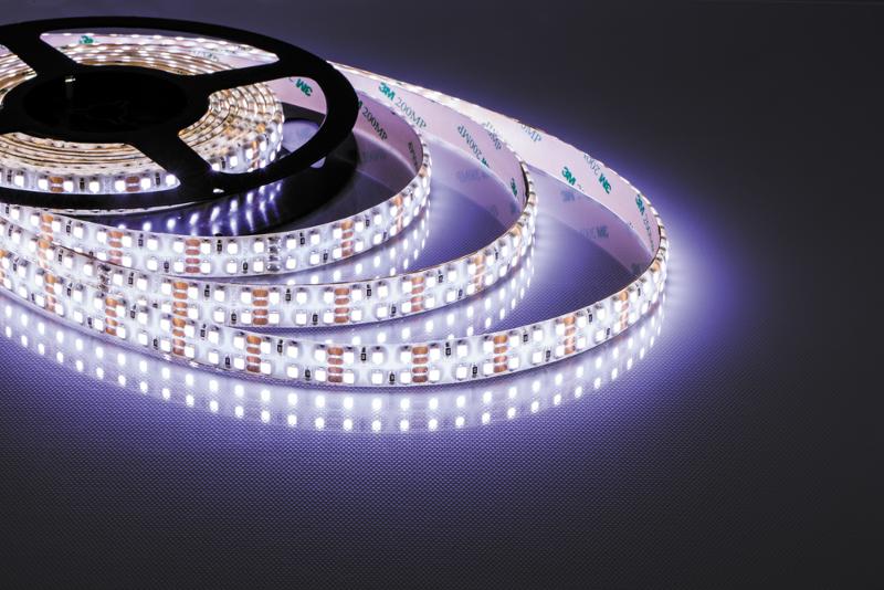 Лента светодиодная LS615/ 240SMD(2835)/м 19.2Вт/м 12V 5000*14*3.8мм 6500К, IP65