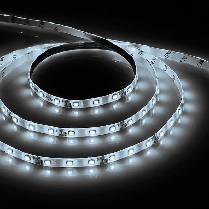 Лента светодиодная LS604/ 60SMD(2835)/м 4.8Вт/м 12V 1000*8*1.8мм 6500К , IP65
