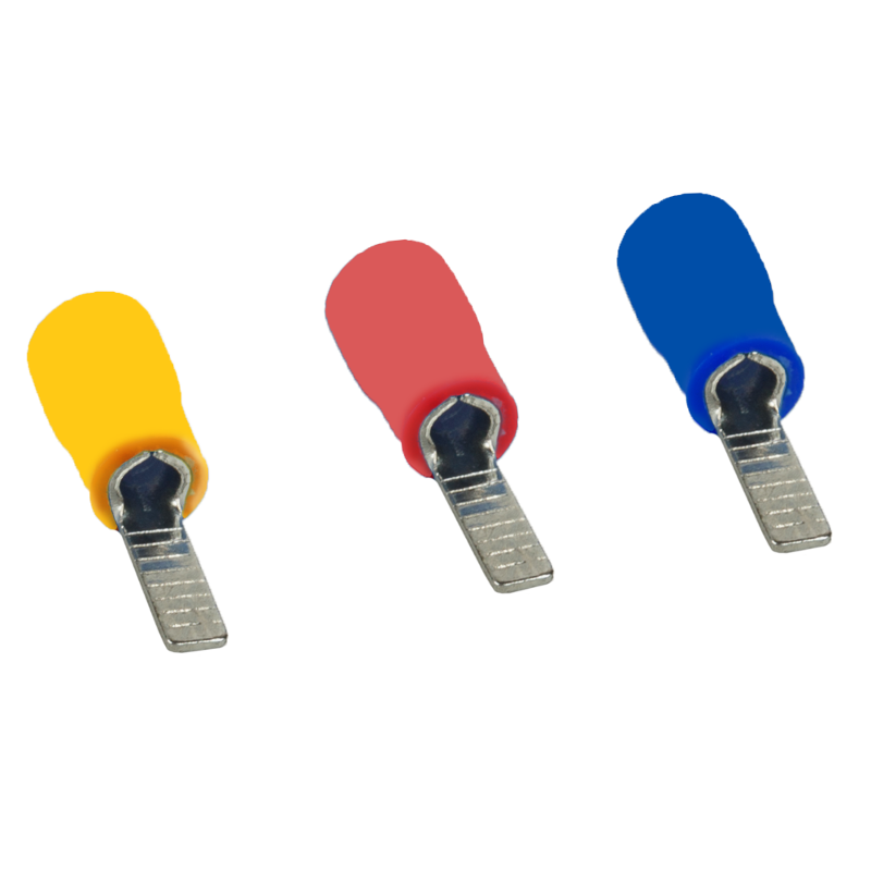 Наконечник штыревой плоский OptiKit T-Shp-PVC-1,5-2,5(100шт)