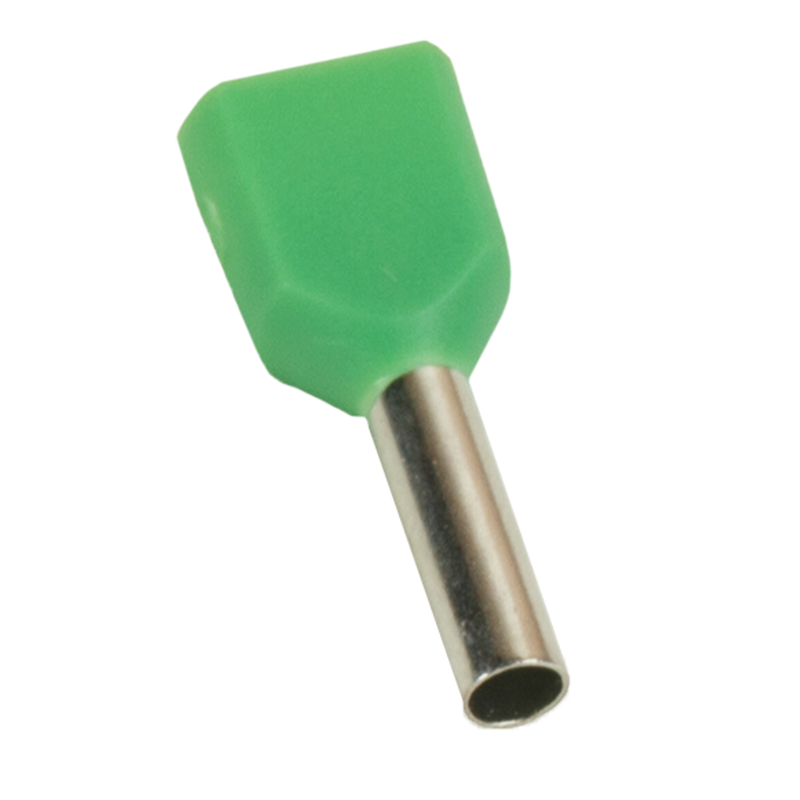 Наконечник штыревой втулочный под два провода OptiKit T-Shv2-PVC- 1,0-8(100шт)