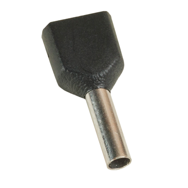 Наконечник штыревой втулочный под два провода OptiKit T-Shv2-PVC- 1,5-8(100шт)
