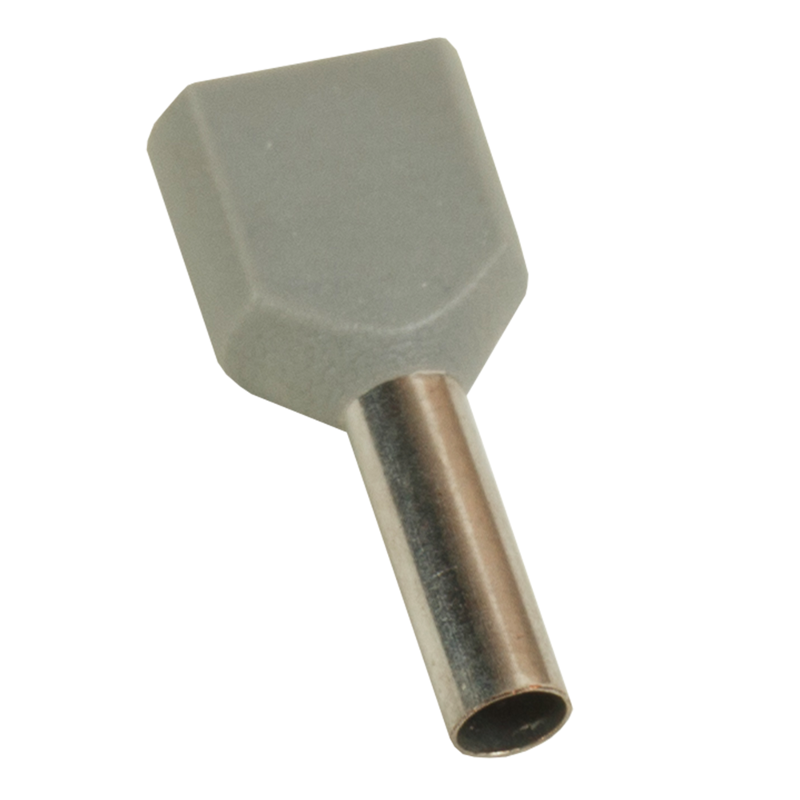 Наконечник штыревой втулочный под два провода OptiKit T-Shv2-PVC- 2,5-10(100шт)