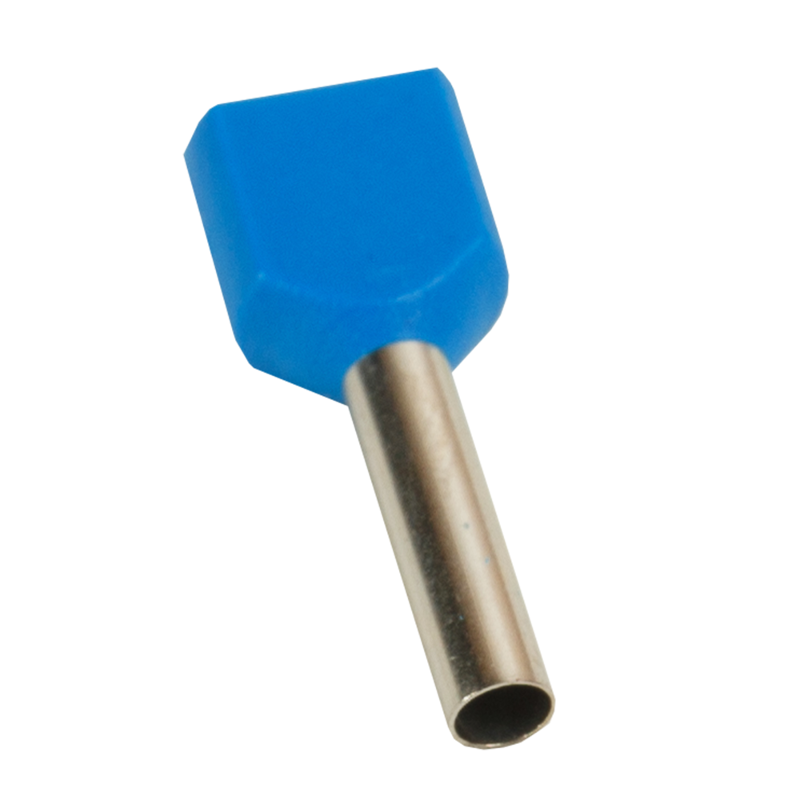 Наконечник штыревой втулочный под два провода OptiKit T-Shv2-PVC- 2,5-12(100шт)