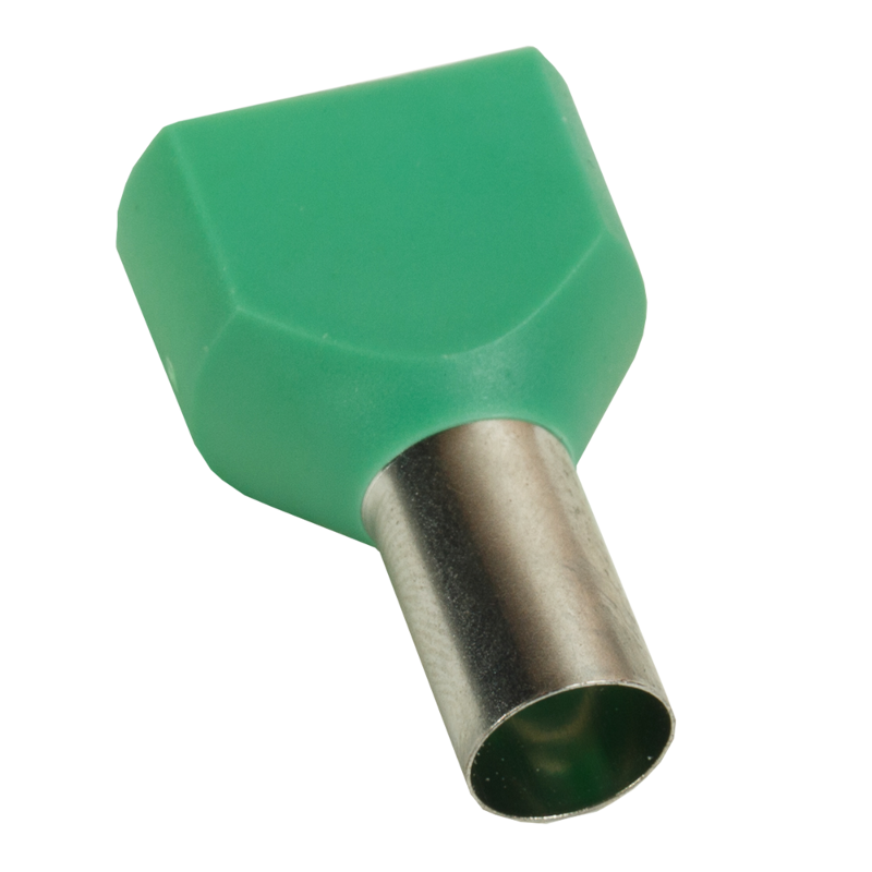 Наконечник штыревой втулочный под два провода OptiKit T-Shv2-PVC- 16-14(100шт)