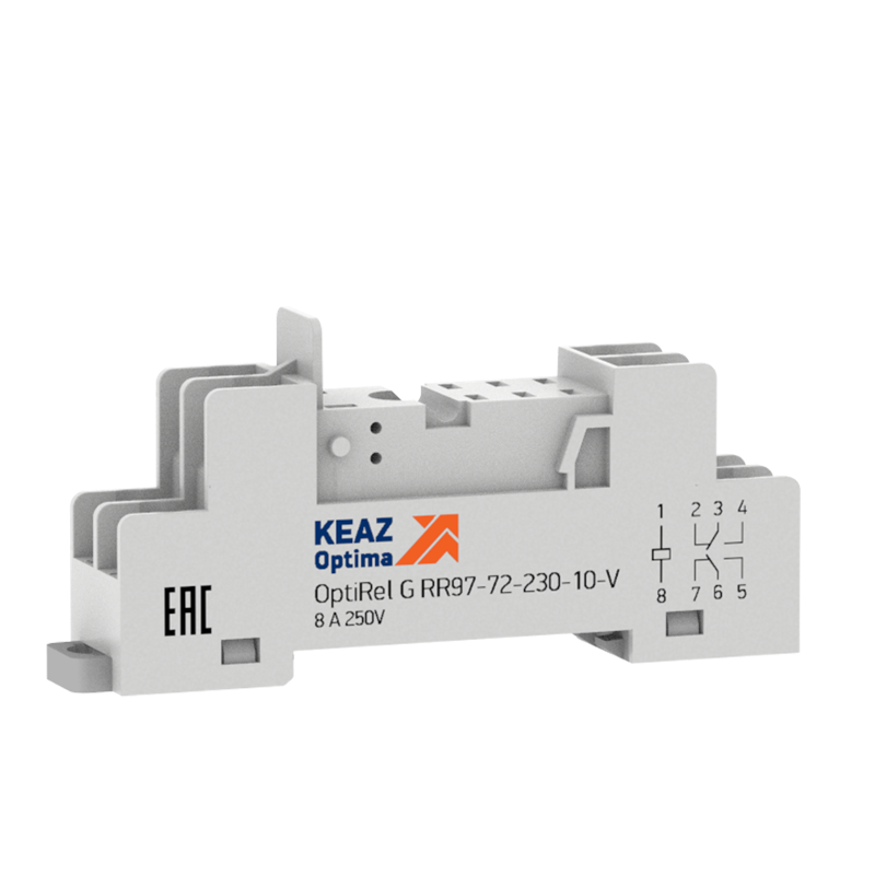 Розетка для реле OptiRel G RR97-72-230-10-V