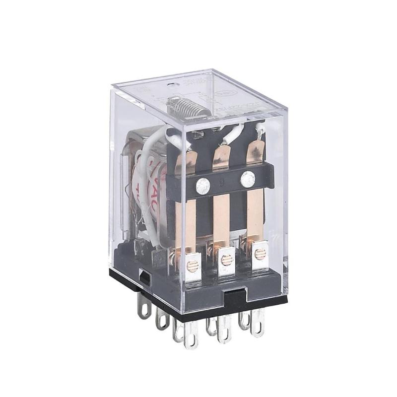 Реле промежуточное JZX-22F(D) 4 конт. с инд. LED 3А 110В AC (R)