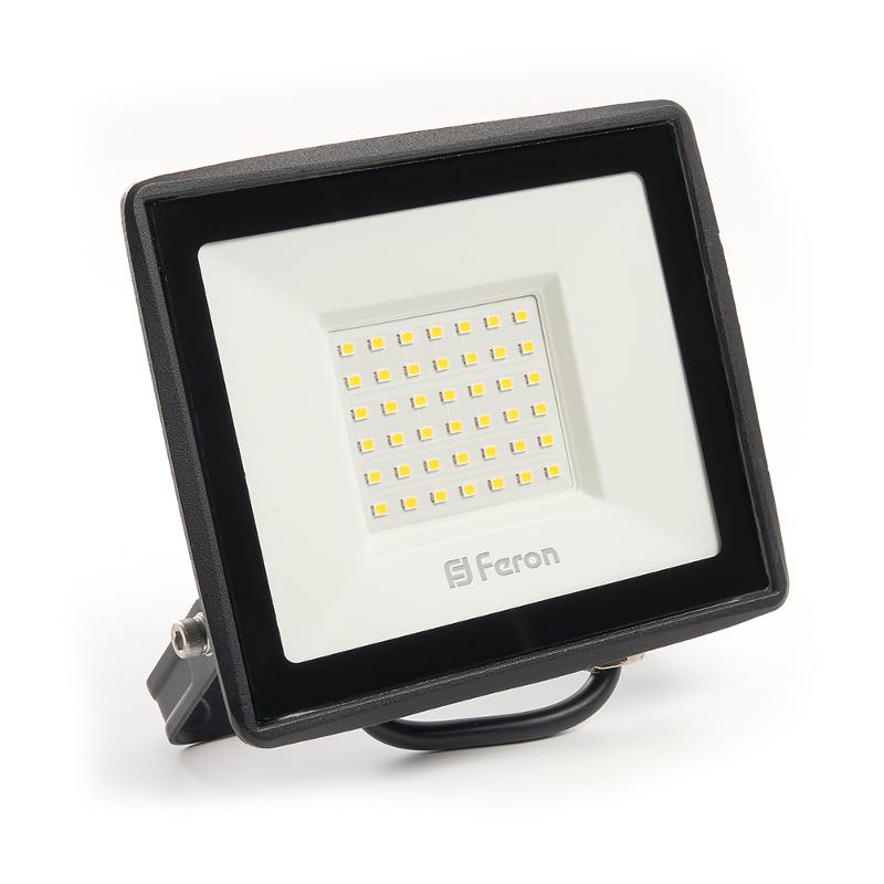Прожектор светодиодный LL-921 2835 SMD 50W 4000K IP65 AC220V/50Hz, черный 167*198*28 мм