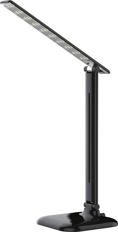 Светильник настольный складной, диммируемый, 10W,100-240V, 4000К, 360*150*150 мм, черный DE1725
