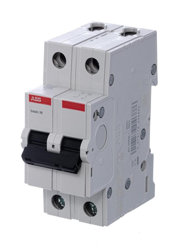 Выключатель автоматический двухполюсный BMS412C10 10А C 4,5кА (BMS412C10)
