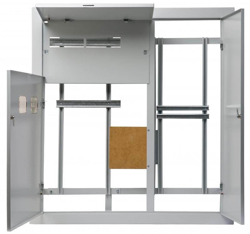 Корпус метал. этажный ЩЭ-2 на 2кв. 1010х950х100 IP31 без клем. блока