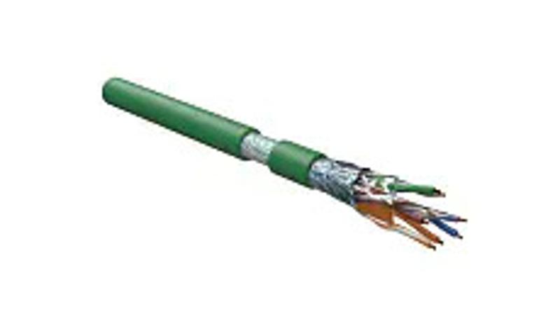 Hyperline FUTP4-C5E-S24-IN-LSZH-GN-305 (305 м) Кабель витая пара, экранированный F/UTP, общий экран