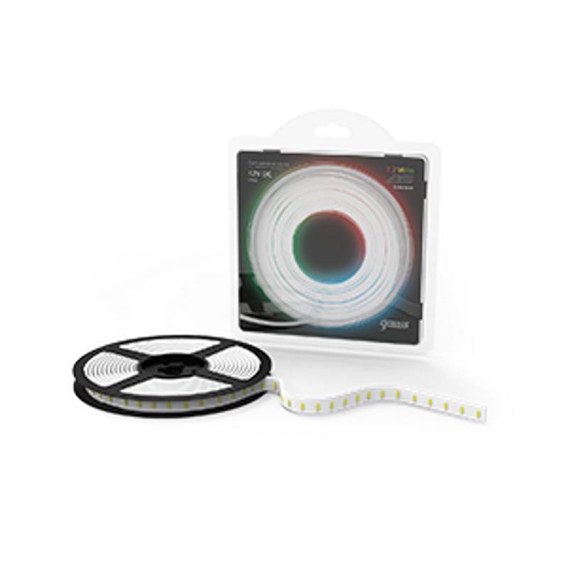 Лента светодиодная 5050-SMD 7.2W 12V DC RGB IP66 (блистер 5м)