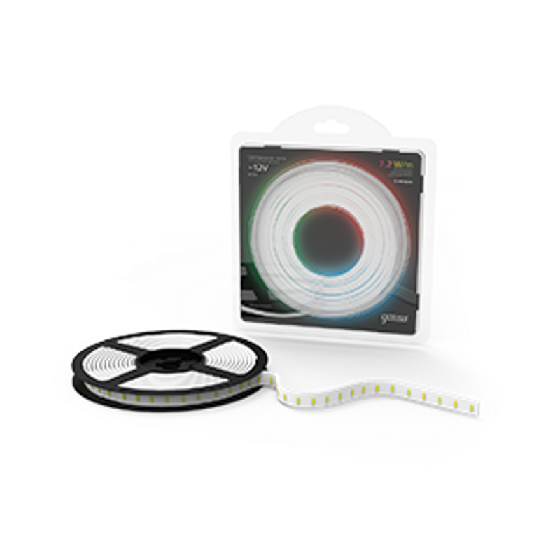Лента светодиодная 5050-SMD 7.2W 12V DC RGB (блистер 5м)
