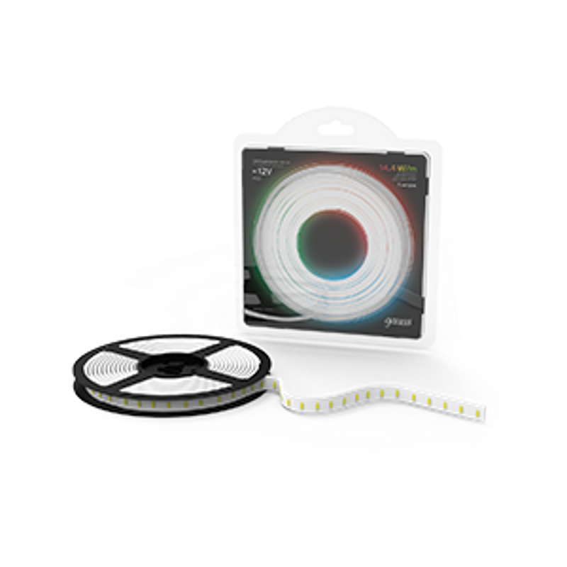 Лента светодиодная 5050/60-SMD 14.4W 12V DC RGB (блистер 5м)