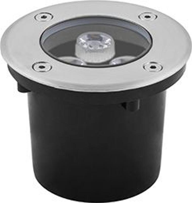 SP4111 Светильник тротуарный,3LED теплый белый,3W,100*H80mm,вн.диаметр:70mm,IP67
