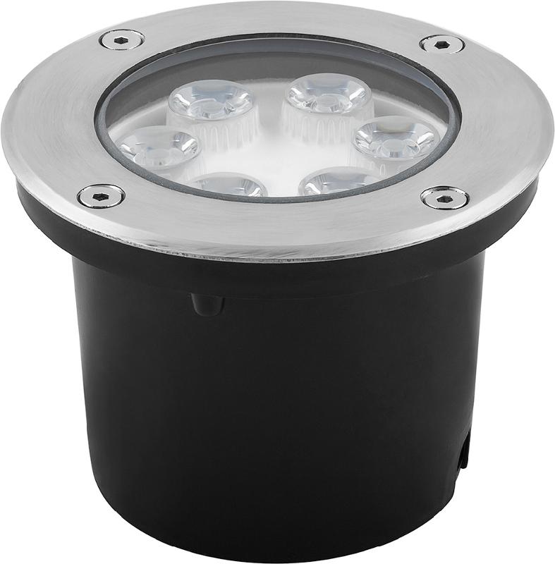 SP4112 Светильник тротуарный,6LED холодный белый,6W,120*H90mm,вн.диаметр:90mm,IP67