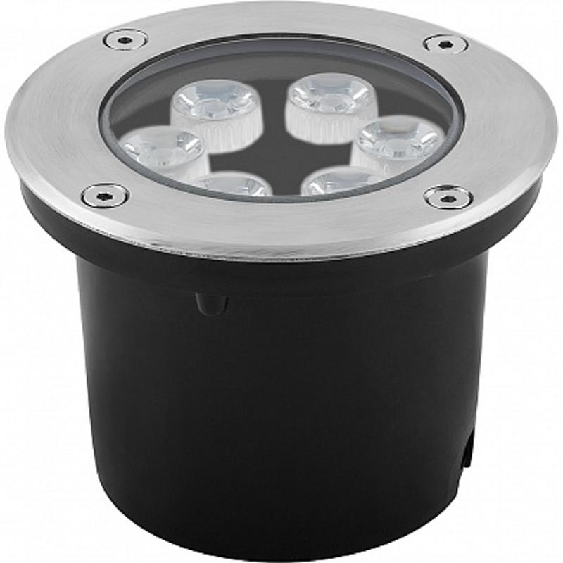 SP4112 Светильник тротуарный,6LED RGB,6W,120*H90mm,вн.диаметр:90mm,IP67