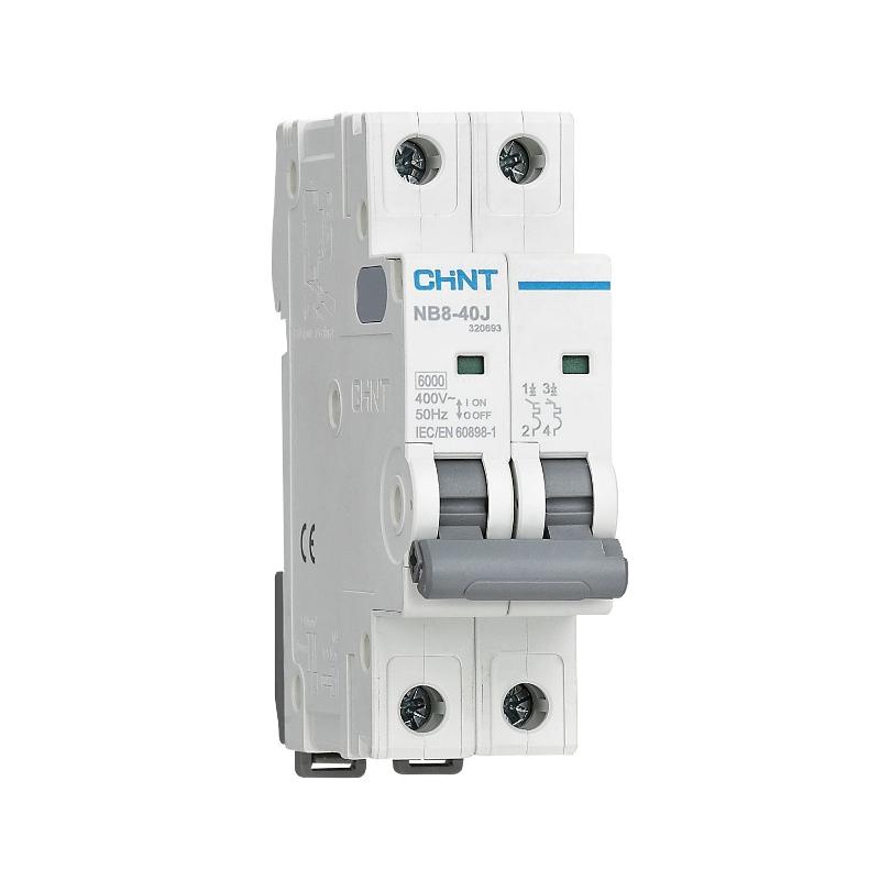 Выключатель автоматический  NB8-40J 2P 40А 6кА х-ка C (R)
