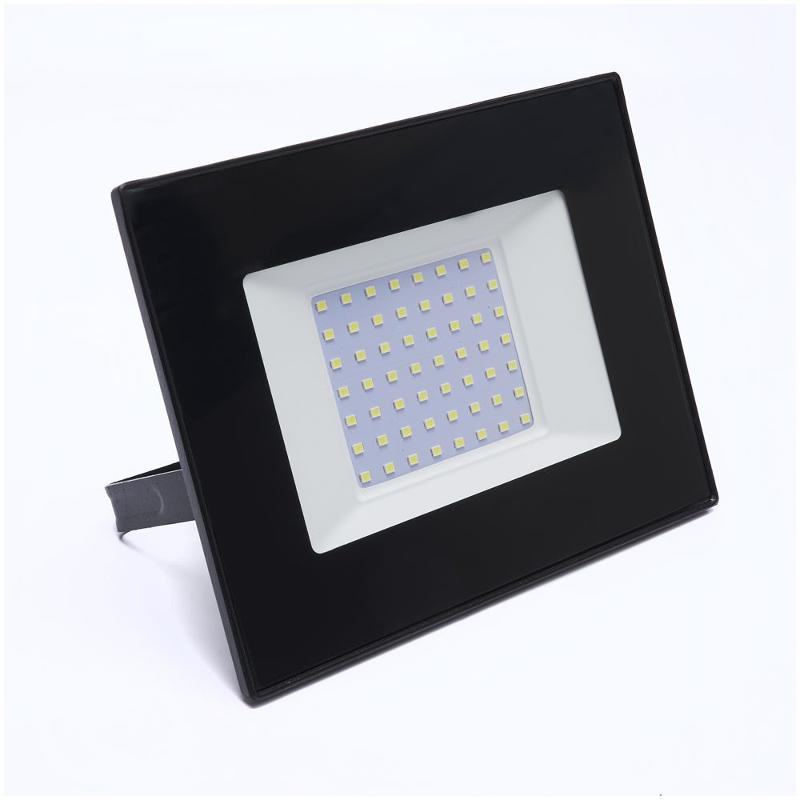 Прожектор светодиодный LL-921 2835 SMD 50W 6400K IP65 AC220V/50Hz, черный 167*198*28 мм