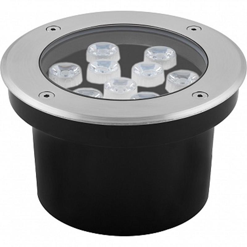 SP4113 Светильник тротуарный,9LED зеленый,9W,160*H90mm,вн.диаметр:110mm,IP67