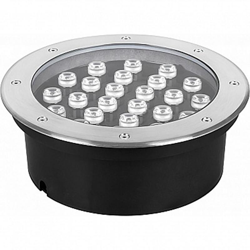 SP2703 Светильник тротуарный, 36LED теплый белый, 36W,300*H95mm,вн.диаметр: 270mm,IP67