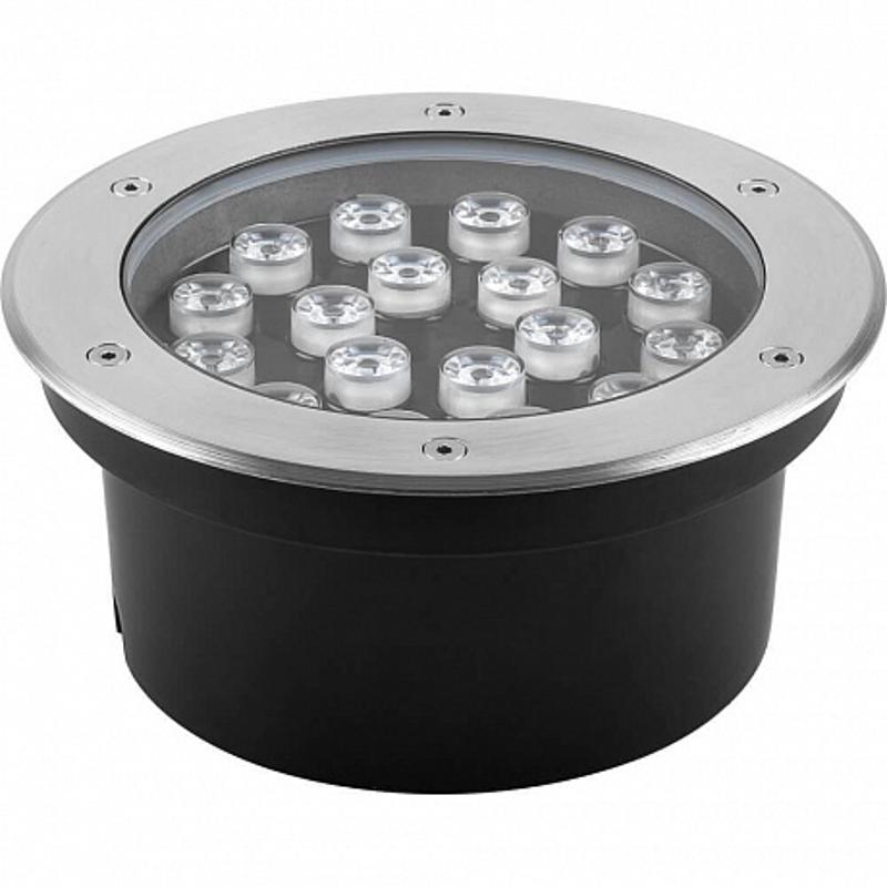 SP2707 Светильник тротуарный,18LED теплый белый, 18W,200*H90mm, IP67
