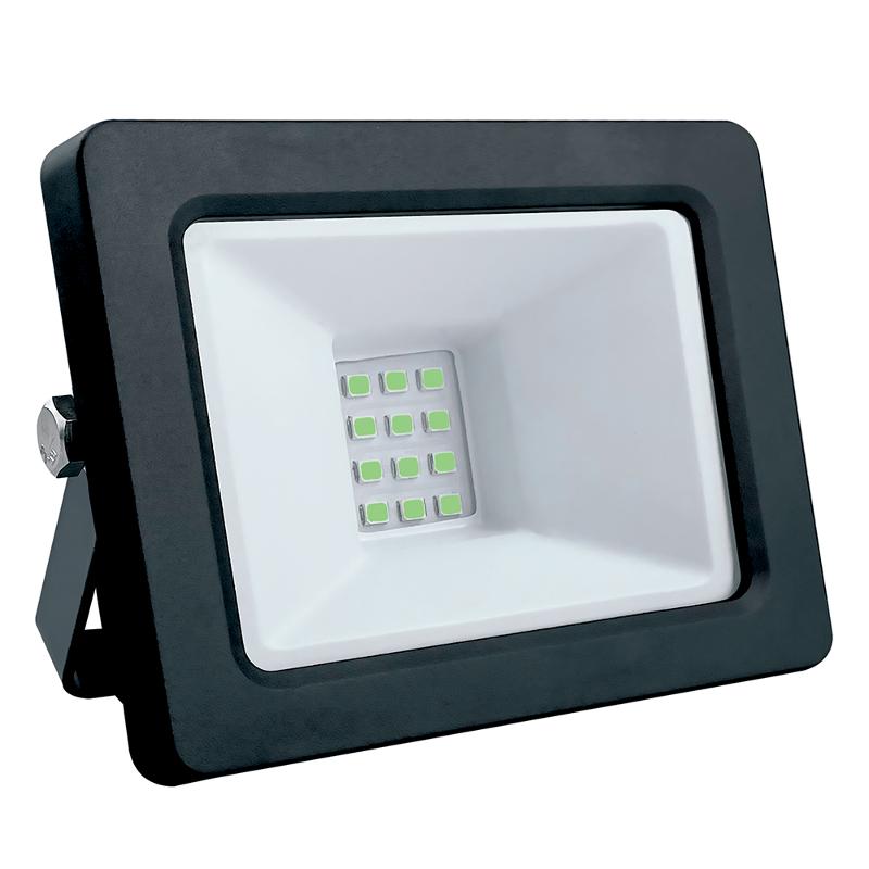 Прожектор светодиодный LL-902 2835 SMD 20W зеленый AC220V/50Hz IP65, черный в компактном корпусе ,130*87*35 мм