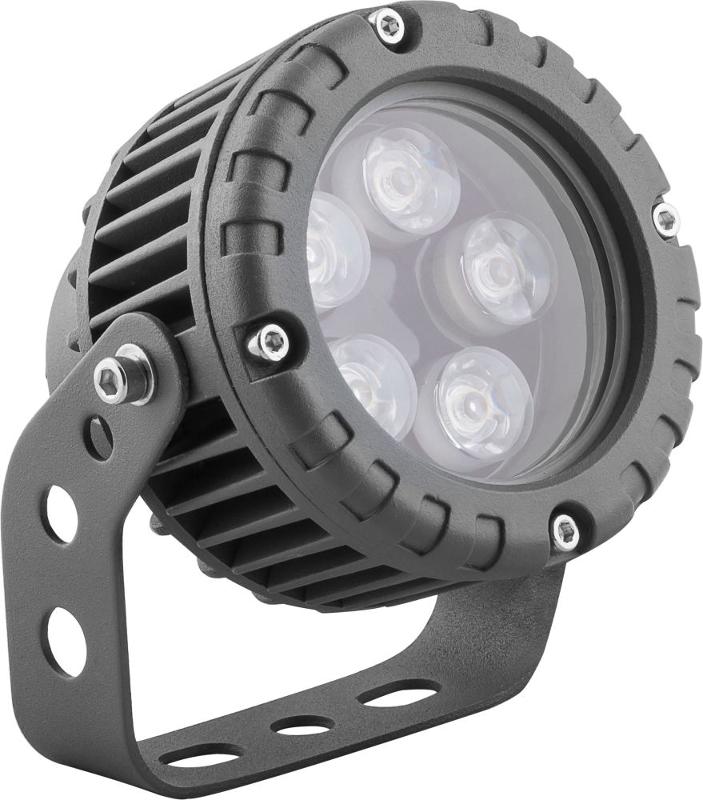 Прожектор архитектурный светодиодный LL-882 D95xH130 IP65 5W 85-265V зеленый