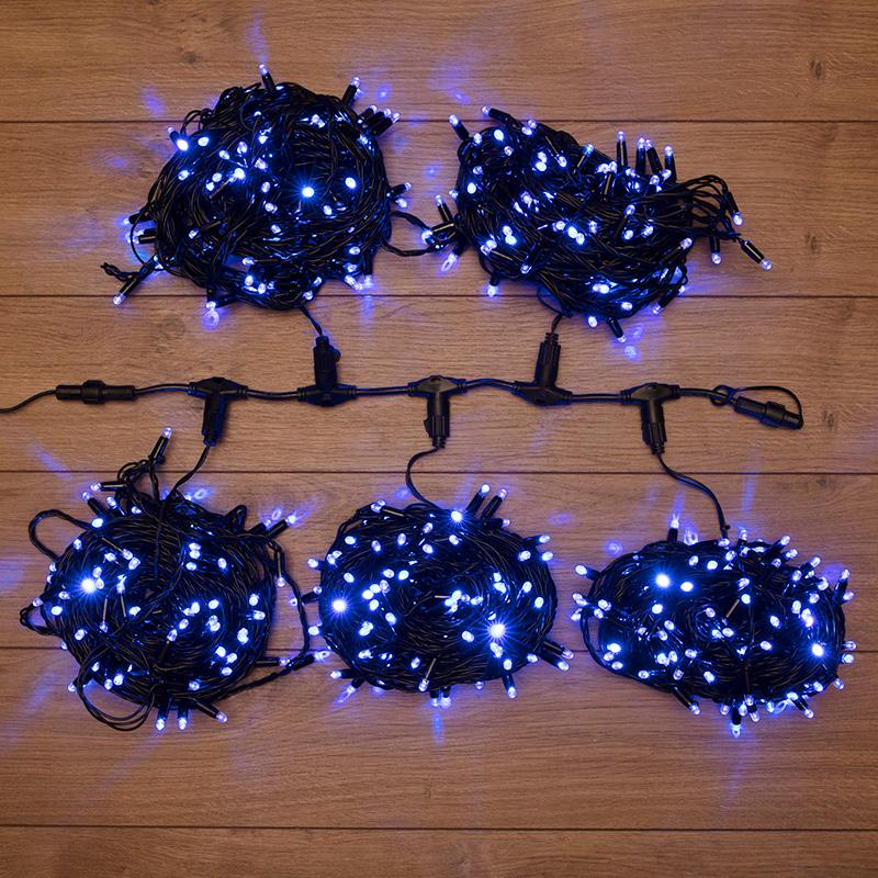 Гирлянда "LED ClipLight" 24V, 5 нитей по 20 метров, цвет диодов Синий