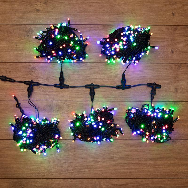 Гирлянда "LED ClipLight" 24V, 5 нитей по 20 метров, цвет диодов  Мульти