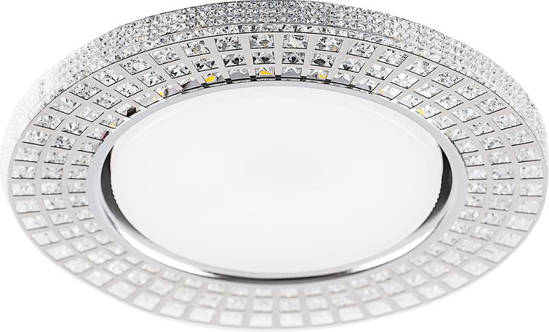 Светильник потолочный встраиваемый под лампу GX53 CD4028 20LED*2835 SMD 4000K, 15W GX53, без лампы, прозрачный, хром