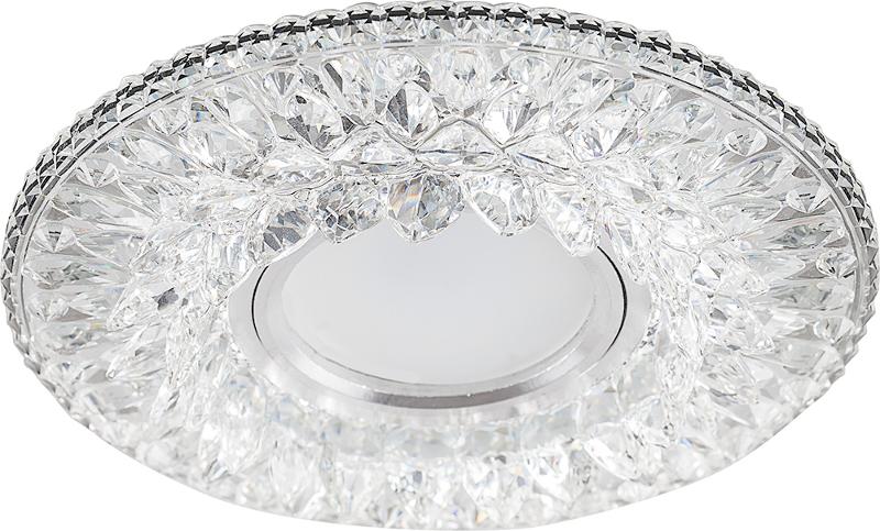 Светильник встраиваемый с LED подсветкой CD942 потолочный MR16 G5.3 прозрачный
