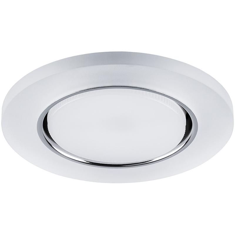 Светильник потолочный встраиваемый под лампу GX53 CD5020 20LED*2835 SMD 4000K, 15W GX53, без лампы, белый матовый круг
