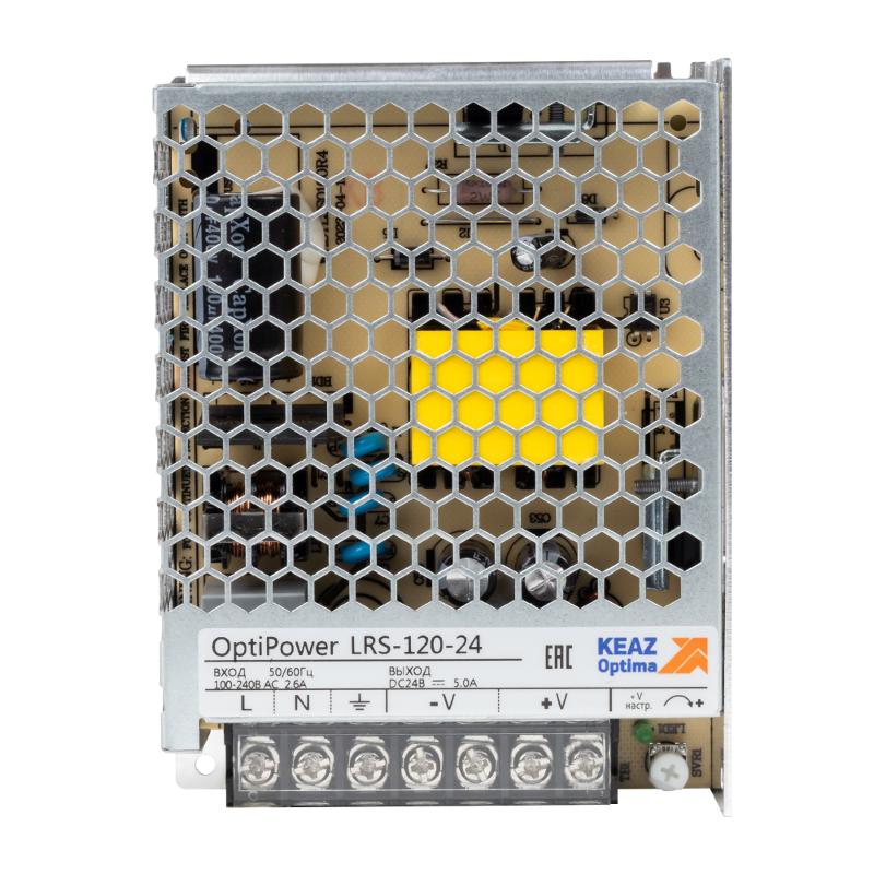 Блок питания панельный OptiPower LRS 120-24 5A