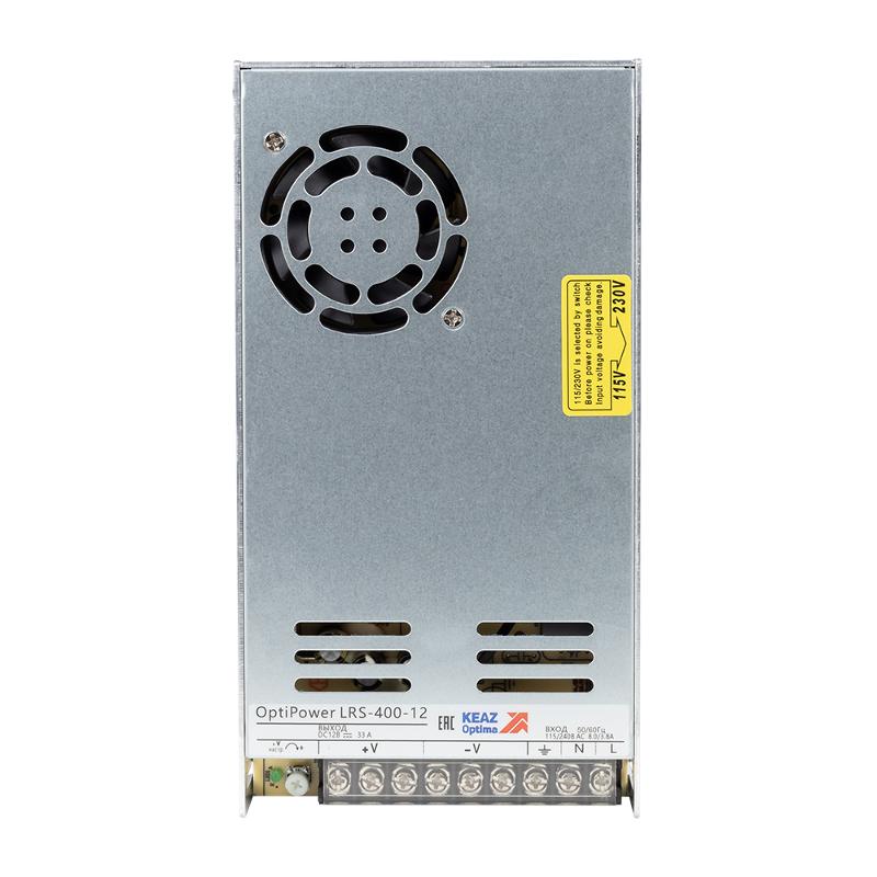 Блок питания панельный OptiPower LRS 400-12 33.3A