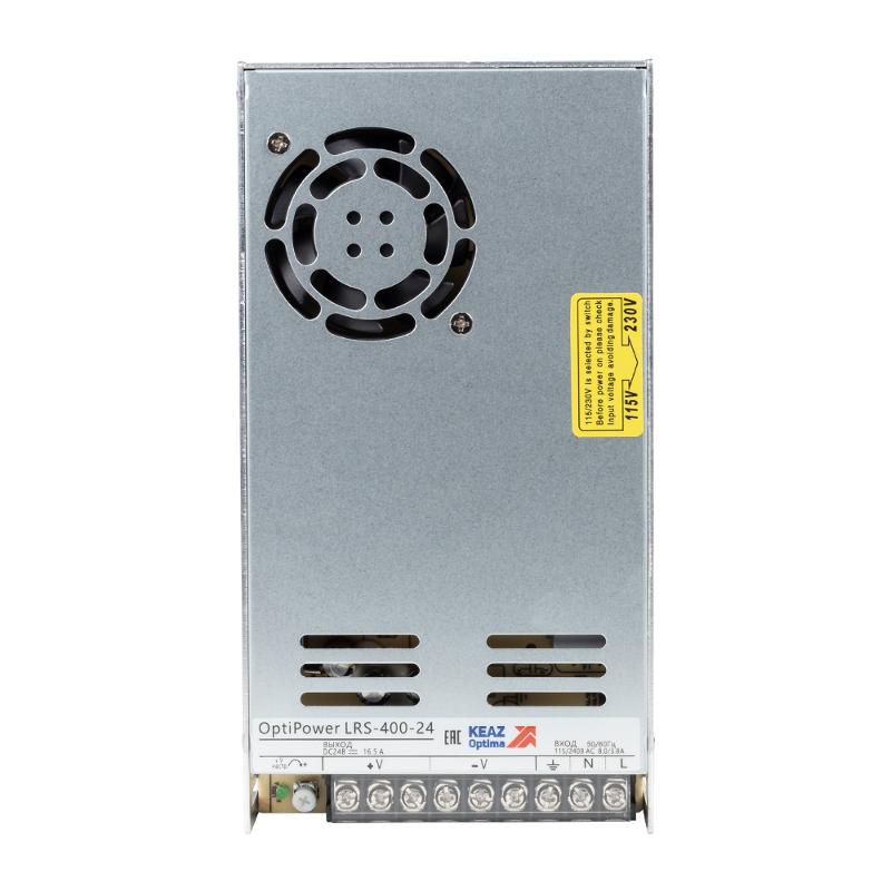 Блок питания панельный OptiPower LRS 400-24 16.6A