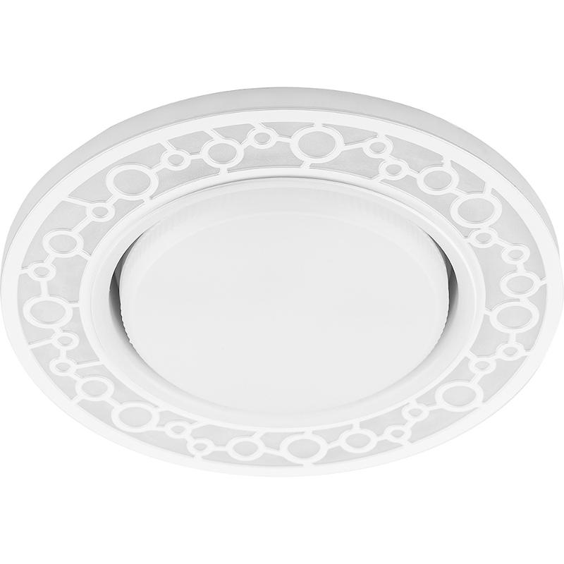 Светильник потолочный встраиваемый под лампу GX53 CD9902 20LED*2835 SMD 4000K, 15W GX53, без лампы, белый